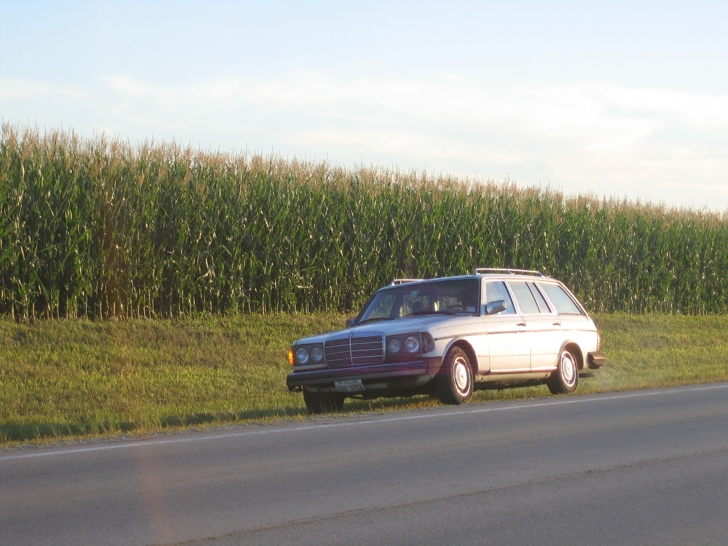 car on the road